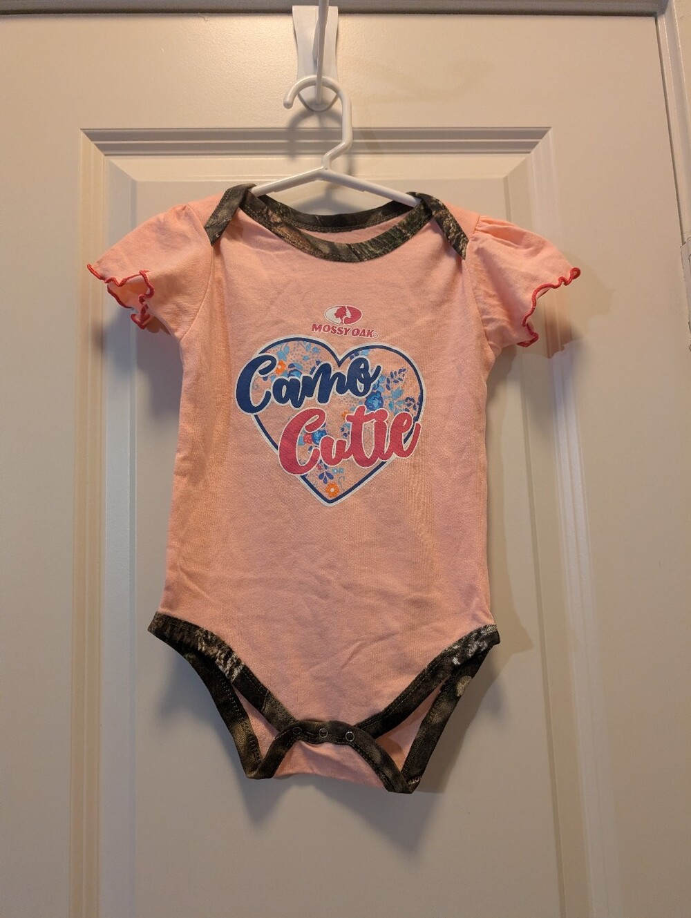 Pink Camo Cutie Baby Girl Onesie